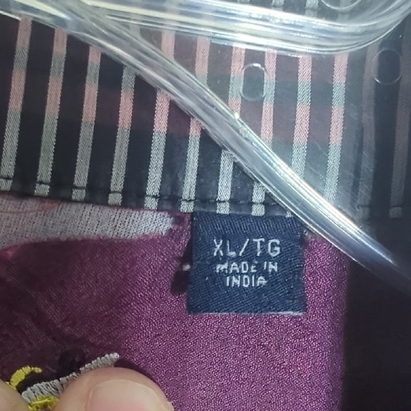 Robert Graham Mens Shirt Button Down Multicolor Plaid Cotton Silk Christmas XL - Picture 4 of 15